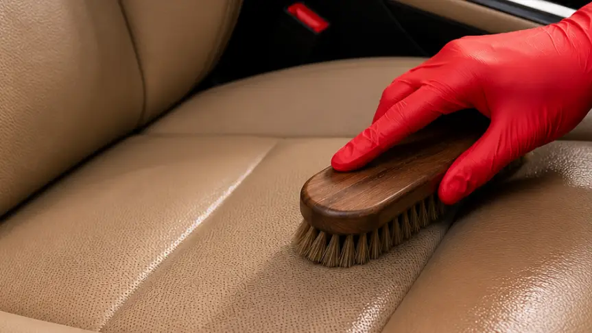 Leather Cleaning & Treatment enhancement by Ascent Auto Finish Co.